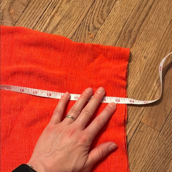 Kaily K Vibrant Orange Crew Neck Sweater Tee - Picture 10 of 10